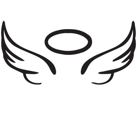 Angel Wings With Halo Clip Art