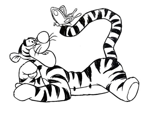 Coloring Pages Winnie The Pooh Tigger Coloring Pages