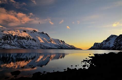 Sunset In Ersfjordbotn By John Hemmingsen