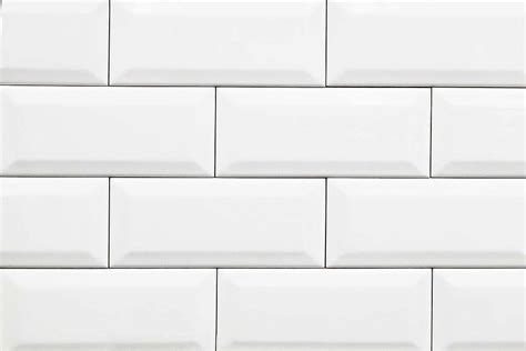 Bevelled White Subway Tile 288×294mm The Tile Guys