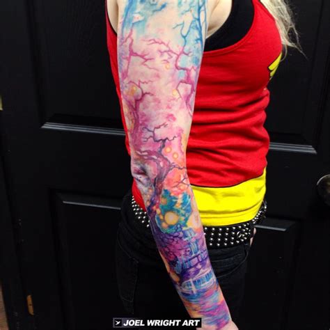 View The Watercolor Tattoo Gallery Of Photos By Joel Wright Art
