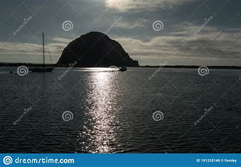 Boat At Sunset Morro Bay Stock Photo Image Of Building 191233140