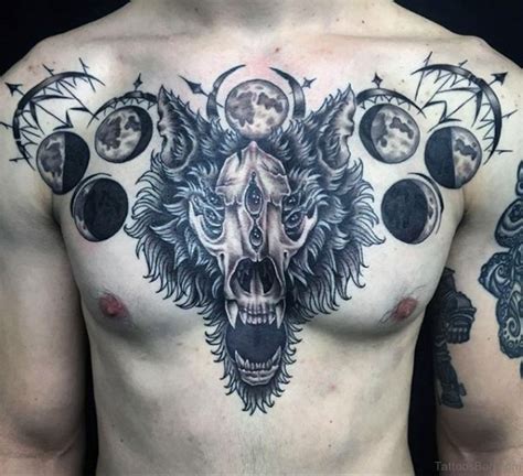 63 Adorable Moon Tattoos For Chest Tattoo Designs