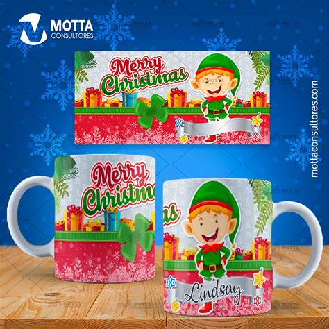 Sublimation Designs Psd Merry Christmas For Mug Sublimation Etsy