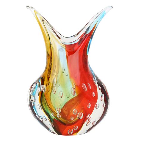 Murano Sommerso Vase Unique Glass Vases Glass Of Venice