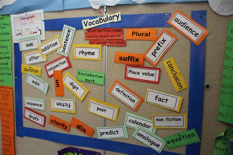 A Vocabulary Wall Of Academic Words Vocabulary Wall Vocabulary