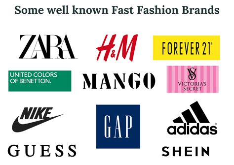 Best Fast Fashion Brands List Of Top Retailers Of Fast Fashion Gambaran