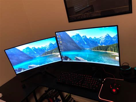 Finally Got My Dual Monitors 2 144hz 24inch And 27inch Rpcmasterrace