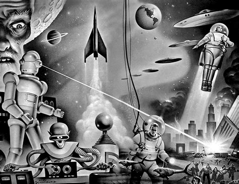 1952 Sci Fi Palooza Science Fiction Illustration Sci Fi