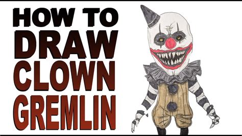 How To Draw Clown Gremlin Dark Deception Youtube