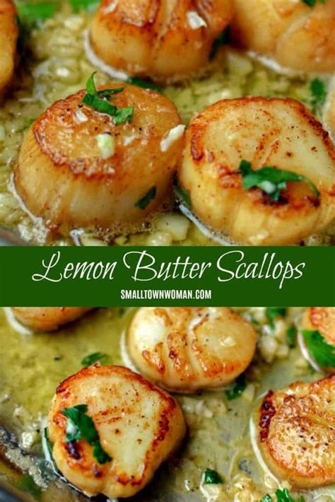 Garlic Lemon Butter Seared Scallops Recipe Delicious Seafood