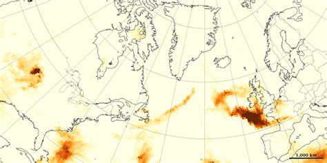 Wildfires Smoke Over Atlantic Ocean Tracked By Suomi Npp Satellite Un