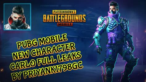 Pubg Mobile New Character Carlo All New Outfitscrates And Masks And