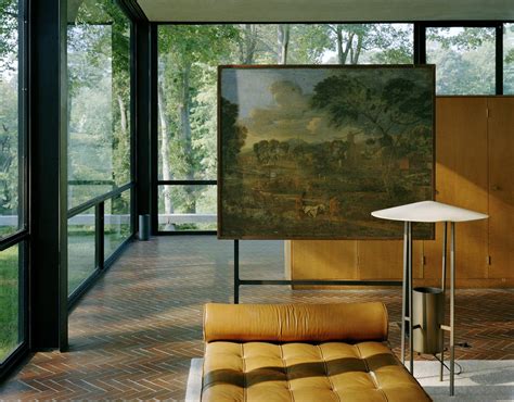 Life In Philip Johnsons The Glass House An Icon Of Modernist Architecture Ignant