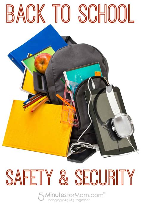Stay Secure Back To School Safety Tip Lsss 5 Minutes For Mom