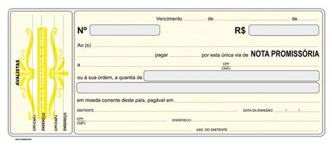 Modelo De Nota Promissoria Para Imprimir