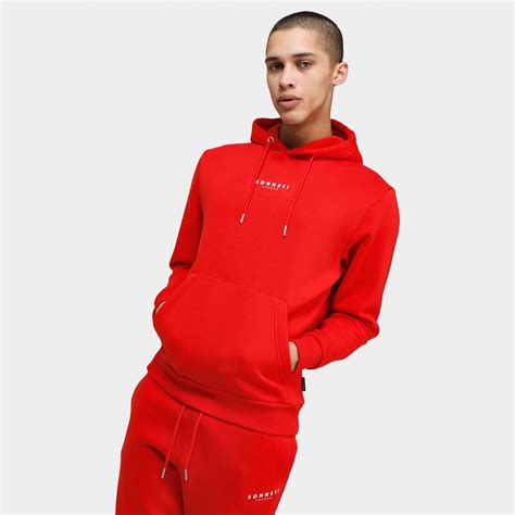 Sonneti London Pullover Hoodie Red Jd Sports