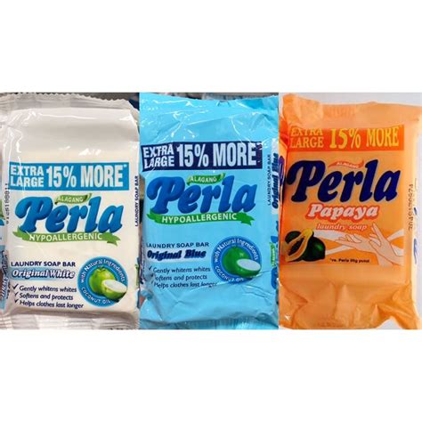 Perla Hypoallergenic Laundry Soap Bar Extra Large 110g Shopee Philippines