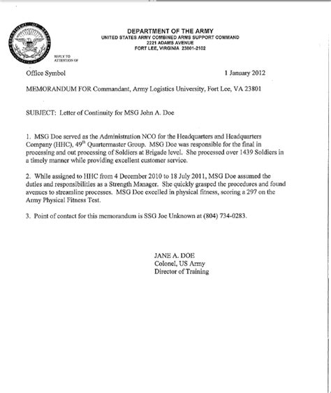 Army Memorandum Template Word Cumedorg