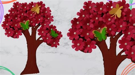 Paper Flower Tree Craft Rcrafts