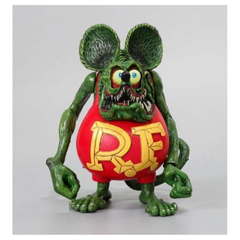 Figurina Rat Fink Plastic 12 Cm Verderosu Emagro