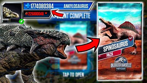 New Upgrade Spinosaurus Unlocked Max X Level Jurassic World The