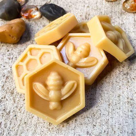 Pure Organic Beeswax Melts Made With Local Georgia Beeswax In A Variety