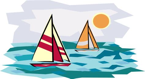 Cartoon Sailing Boat Clipart Best