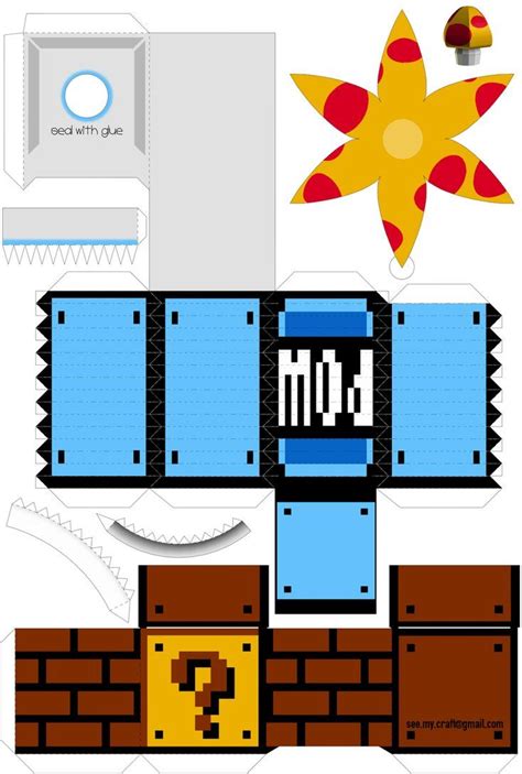 Mario Papercraft Templates