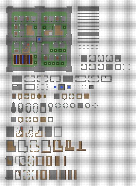 Minecraft Blueprints Layer By Layer