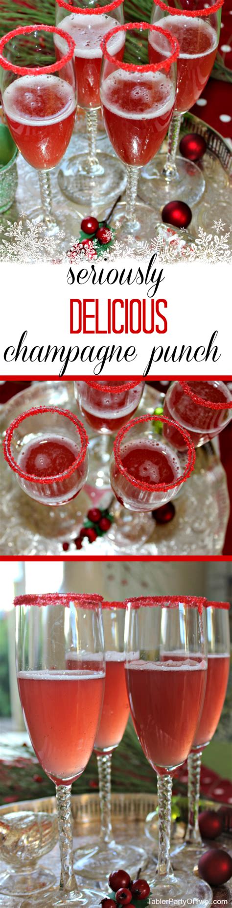 This blueberry bubbly sparkler is the. Seriously Delicious Holiday Champagne Punch | Christmas ...