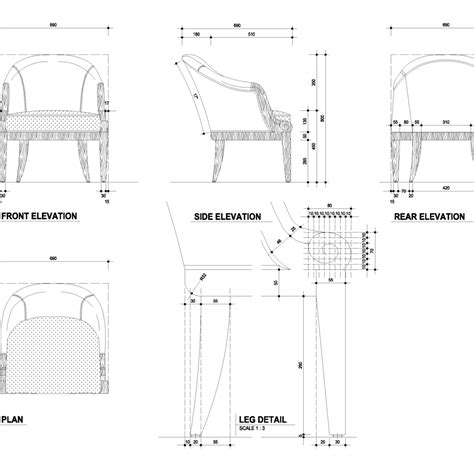 Chair Cad Files Dwg Files Plans And Details