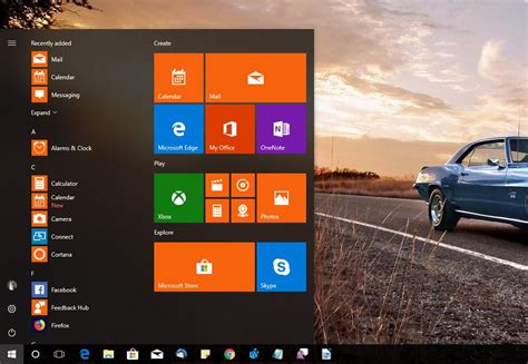 Windows 10 Start Menu Rockqust
