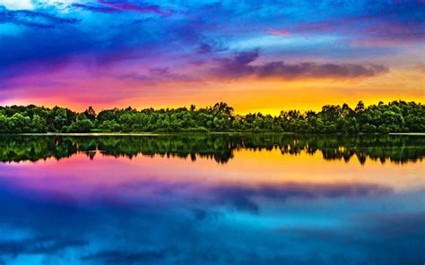 Colorful Reflection Wallpapers Wallpaper Cave