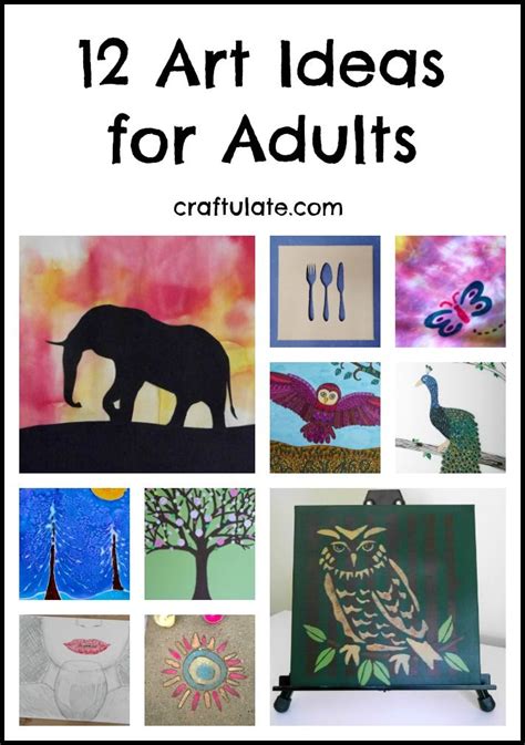 Twelve Art Ideas For Adults That Are Easy To Make And Great For The