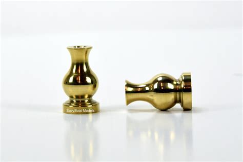 High End Solid Brass Pedestals 01 Pair For Ship Model Etsy