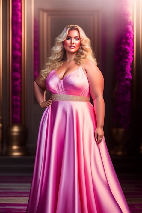 Lexica Full Body Plus Size Blonde Goddess Stands Proud And Strong