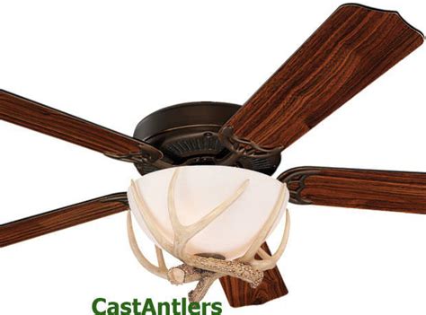 Shop flushmount ceiling fans at lumens.com. 52 inch Rustic Cabin Lodge Antler Flush Mount Ceiling Fan ...