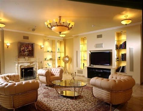 Look up and imagine what you see. Modern living room lighting ideas - floor, wall and ...