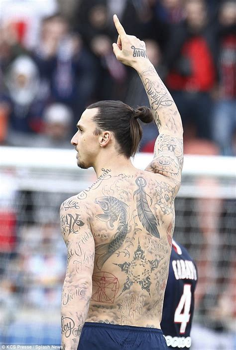 Star striker zlatan ibrahimovic is the first name inked in on the sweden teamsheet, which is fitting for a man with such an obvious love of tattoos. Zlatan Ibrahimovic Tattooed Names Of 50 Starving People On ...