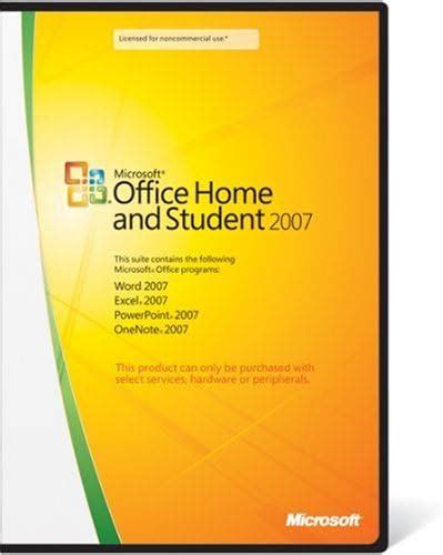 Microsoft Office 2007 Home And Student Edition For Purchase With Pc