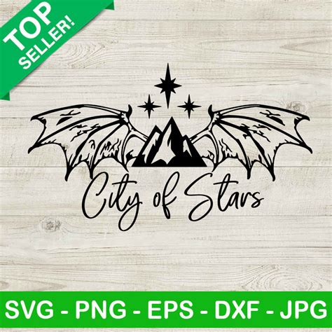 City Of Star Svg Velaris City Of Starlight Svg Court Of Dreams Svg