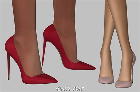 Lana Cc Finds Mariamaria High Heels Sandals Sims 4 Sims 4 Cc Shoes