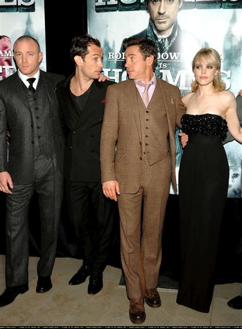 sherlock holmes new york premiere 17th december jude law and robert downey jr photo