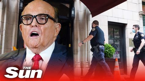 Fbi Apartment Raid Rudy Giuliani Accuses Justice Department Of Dictatorship Tactics Youtube
