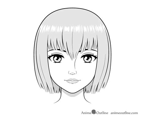 How To Draw A Realistic Anime Face Step By Step Animeoutline 2022