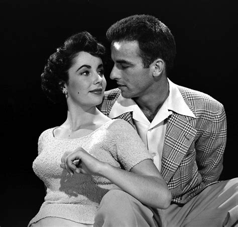 Elizabeth Taylor And Montgomery Clift Hollywood 1950 The Golden