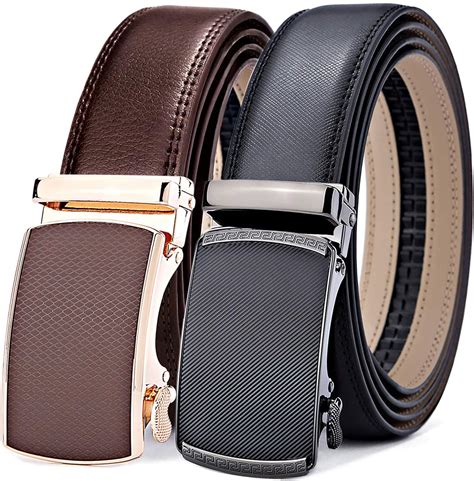 Mens Belt 2 Units T Packbulliant Leather Ratchet Belt