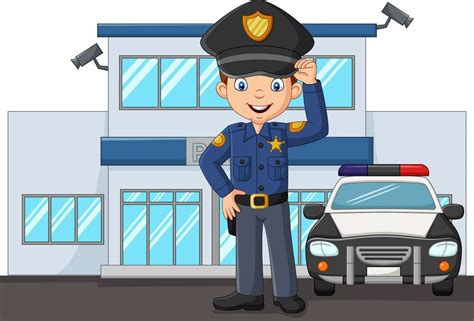 Policeman Cartoon Clipart Of People