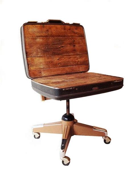 Upcycled Suitcase Chair Made From Reclaimed By 2beesfurniture 25000